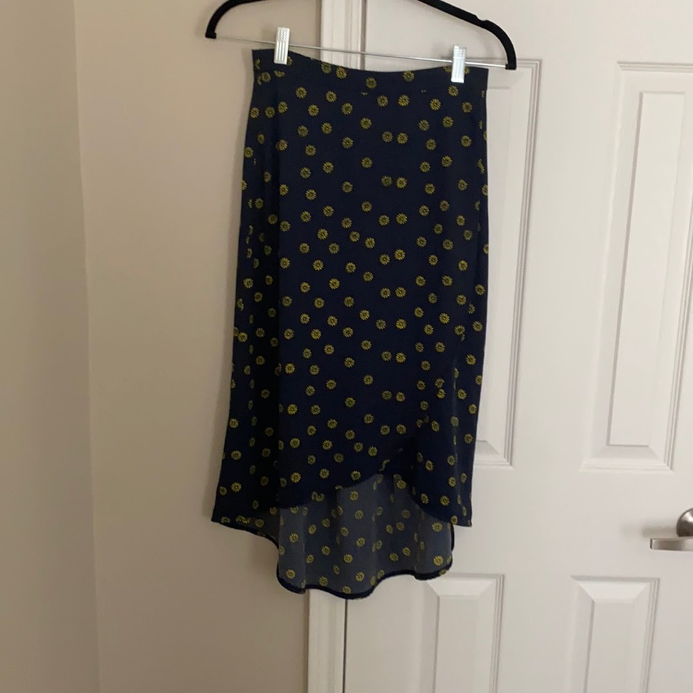 JCrew high-low midi skirt